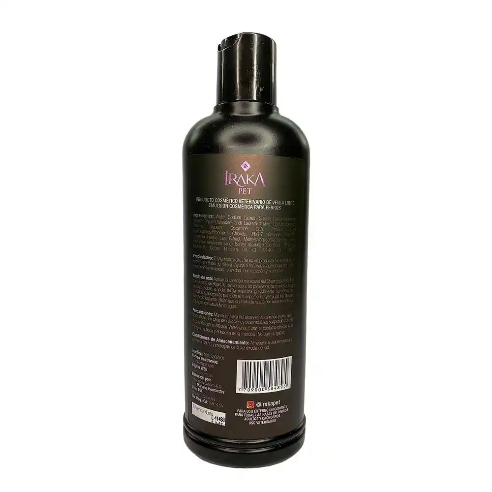 Iraka Pet Shampoo Para Perro