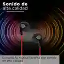 Miniso Audífonos de Cable Clásico Rojo 1.2 m