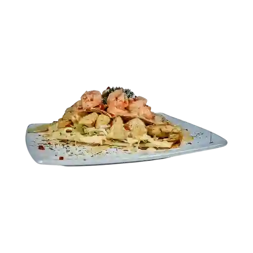 Crepes de Pollo y Camáron