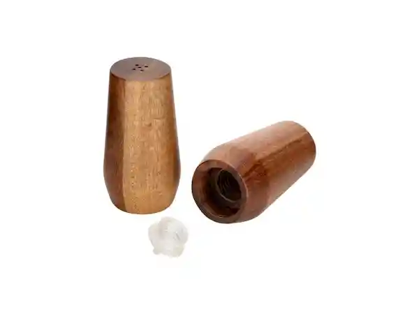 Salero y Pimientero Madera Casaideas
