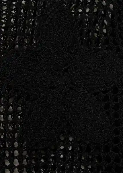 Jersey Borabora Negro Talla S Mujer Mango