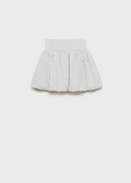 Falda Globo Gris Claro Vigoré Talla 10 Niñas Mango