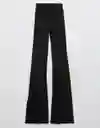 American Eagle Legging Flare de Tiro Alto Negro Real Talla M