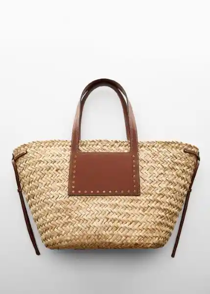 Bolso G Taormina Cuero Talla 99 Mujer Mango