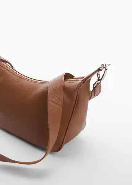 Bolso M Romo Cuero Talla 99 Mujer Mango