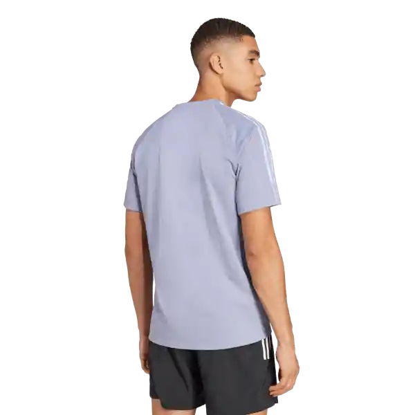Adidas Camiseta Manga Corta Otr e 3S Correr Hombre Morado T XL