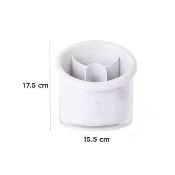 Organizador 3 Compartimentos Serie Silver Gray Gris Claro Miniso