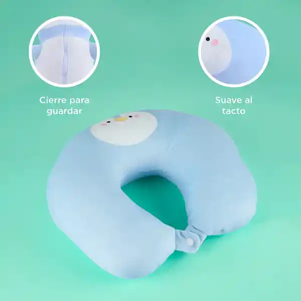 Almohada Para Viaje en Forma de u de Pingüino Miniso