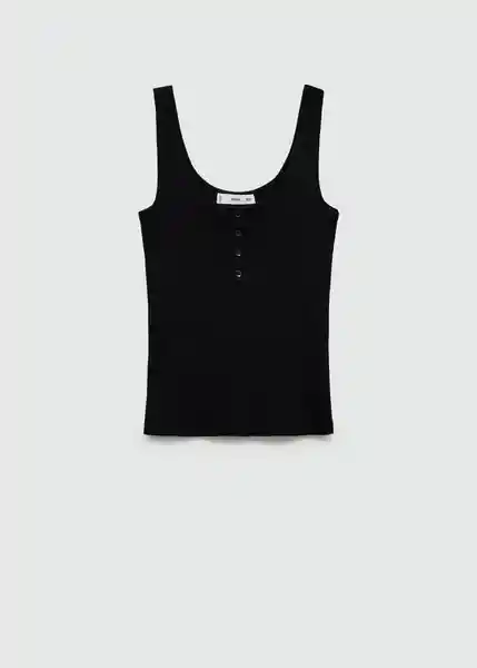 Top Brisa Negro Talla XS Mujer Mango