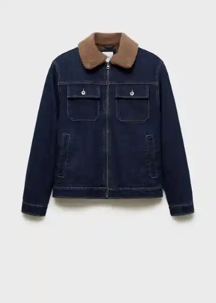 Chaqueta Cazadora Arrow Tejano Oscuro Talla XL Hombre Mango