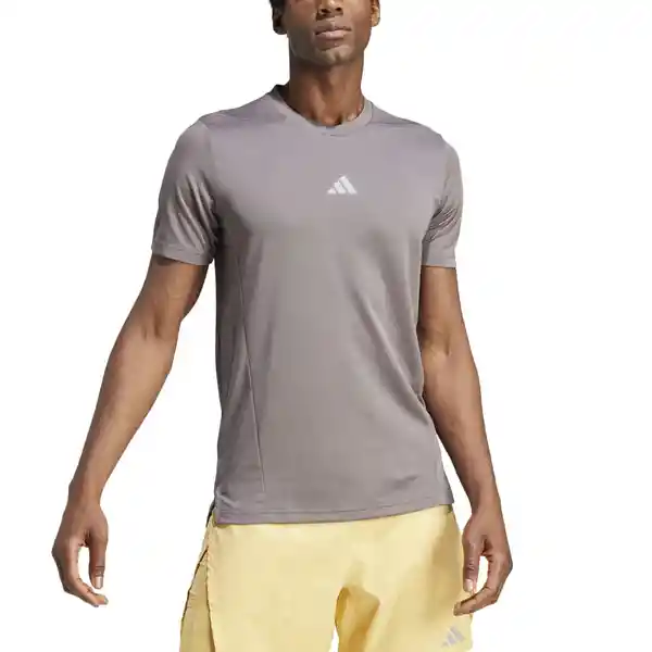 Adidas Camiseta D4t Hr Tee Para Hombre Gris Talla S