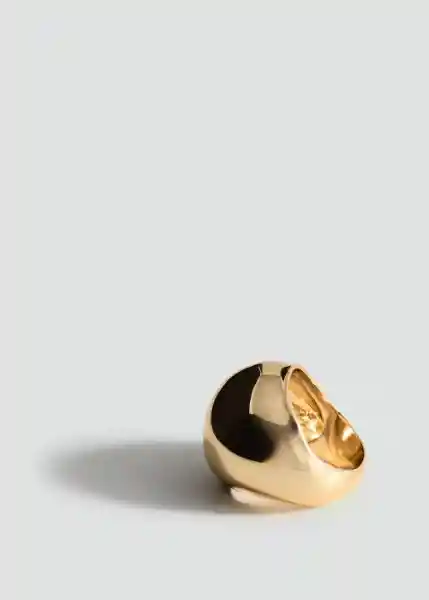Anillo Luana Oro Talla M Mujer Mango