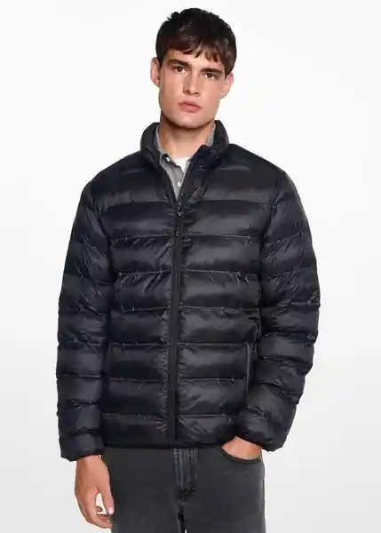 Abrigo Anorak Jacketw7 Negro Talla 22 Niños Mango