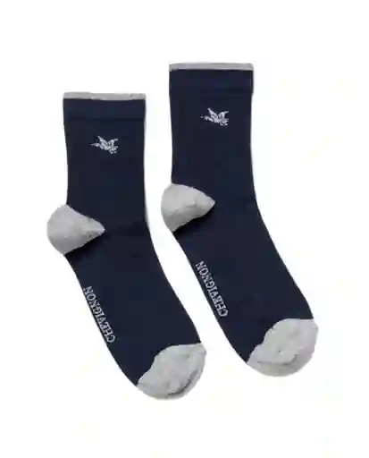 Medias 57 Masculino Gris Asfalto Oscuro Talla 10-12 Chevignon