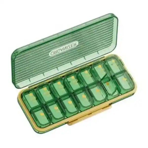 Scanmed Organizador de Pastillas Semanal Verde