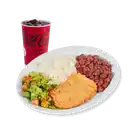 Generoso Milanesa y Frijol