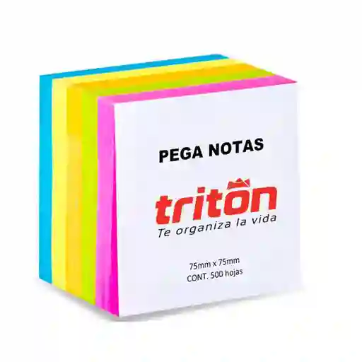 Triton Nota Adhesiva Peganotas Colores 500 Hojas 5369PQ0601