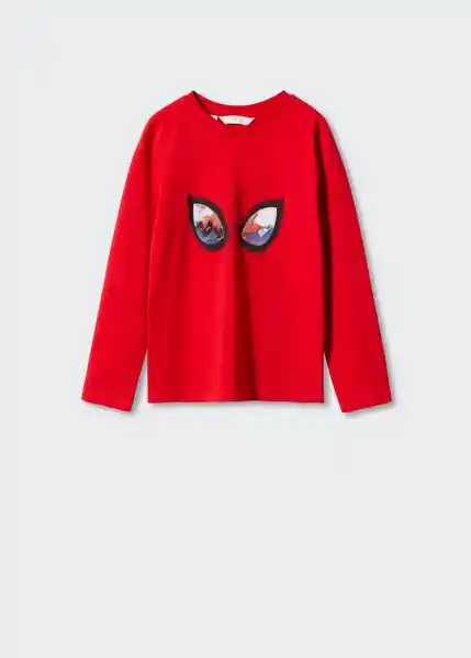 Camiseta Web Rojo Talla 06 Niños Mango