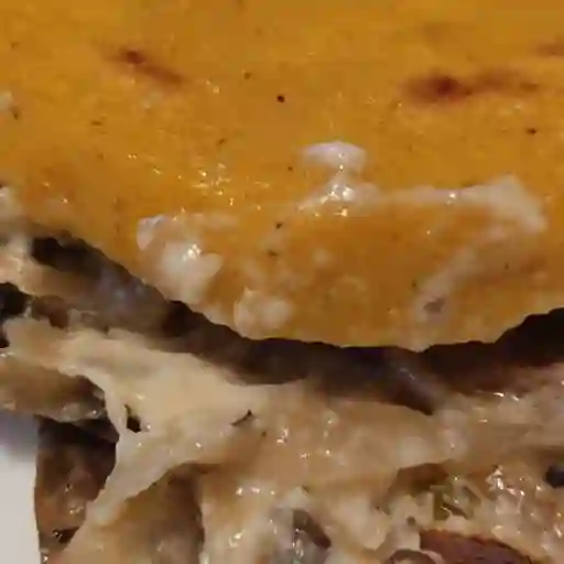Arepa las setas al fogon