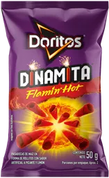 Doritos Pasaboca de Maíz Dinamita Flamín Hot 50 g