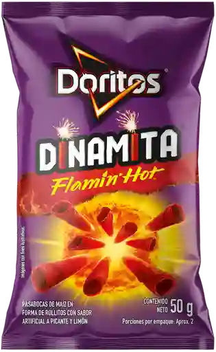 Doritos Pasaboca de Maíz Dinamita Flamín Hot 50 g