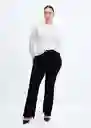 Camiseta Saco Blanco Talla S Mujer Mango