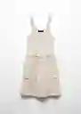 Vestido Morrone Beige Talla XS Mujer Mango