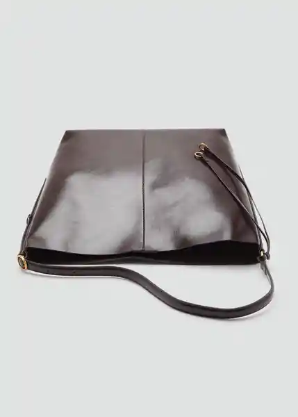 Bolso G Antonia Chocolate Talla 99 Mujer Mango