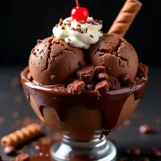 Copa de helado tentación