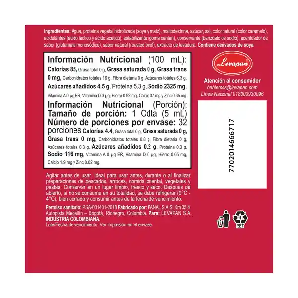 San Jorge Salsa de Soya 160 mL