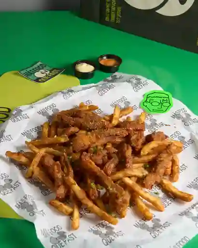 Pollo Frito Dulce con Papas