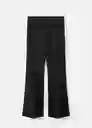 Pantalón Pasadena Negro Talla 38 Mujer Mango