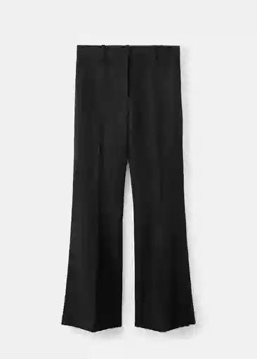 Pantalón Pasadena Negro Talla 38 Mujer Mango