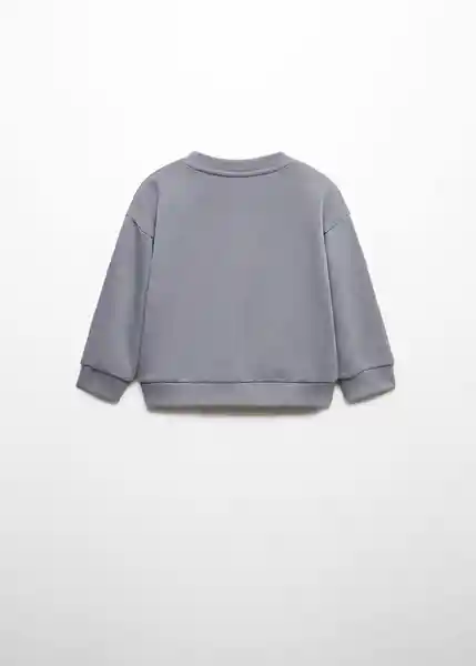 Sudadera Good Gris Talla 66 Niños Mango