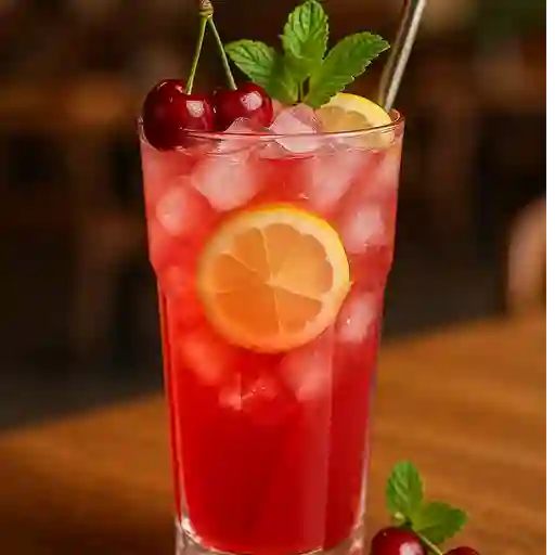 Deliciosa limonada de cereza (cerezada)