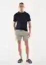 Short Bañador Stretch-I Beige Talla XXL Hombre Mango