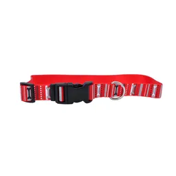 Pet Attire Collar Para Perro Reflectivo Rojo M