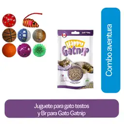 Combo Br para gato Gatnip + Juguete para gatos testos