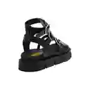 Sandalias Plataforma Fontana Negro 37