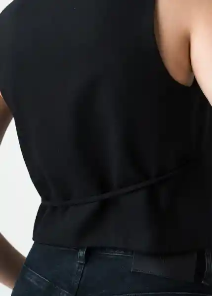 Camisa Alana Mujer Negro Puro Ultraoscuro T S 012G358 Naf Naf