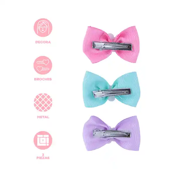 Set de Broches Para Cabello Serie Flower Monos Miniso