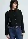 Chaqueta Melca Negro Talla M Mujer Mango