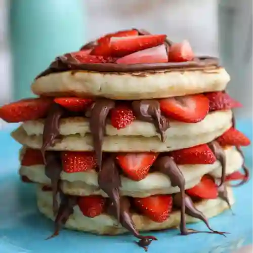 Pancakes Nutella y Fresas