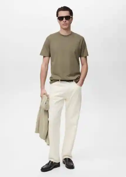 Camiseta Cherlo Dark Caza Talla L Hombre Mango