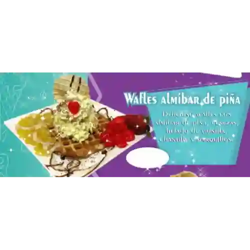 Wafle Almibar de Piña