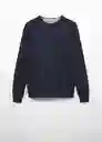 Buzo Jersey Ten Navy Talla XL Hombre Mango