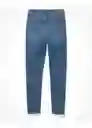 Jean Mom Azul Talla 8 Regular Mujer American Eagle