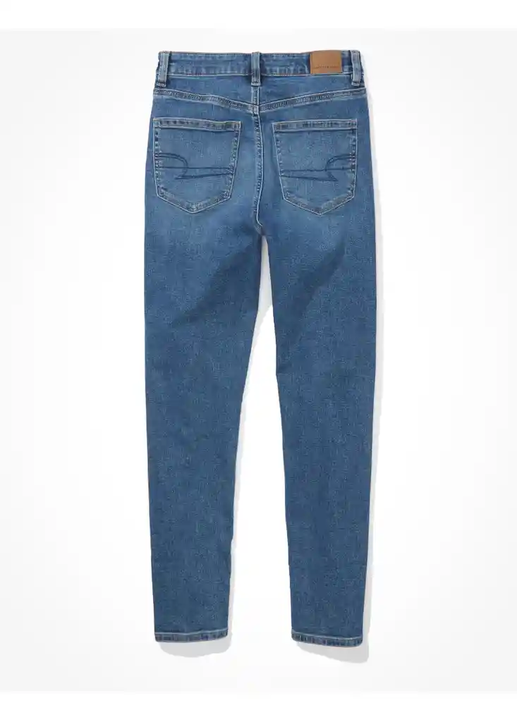 Jean Mom Azul Talla 8 Regular Mujer American Eagle