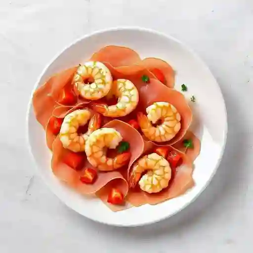 Camarones Y Jamon Serrano