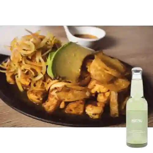 Combo Cebiche Parrillado +Hatsu Sandia&Albahaca 300ml